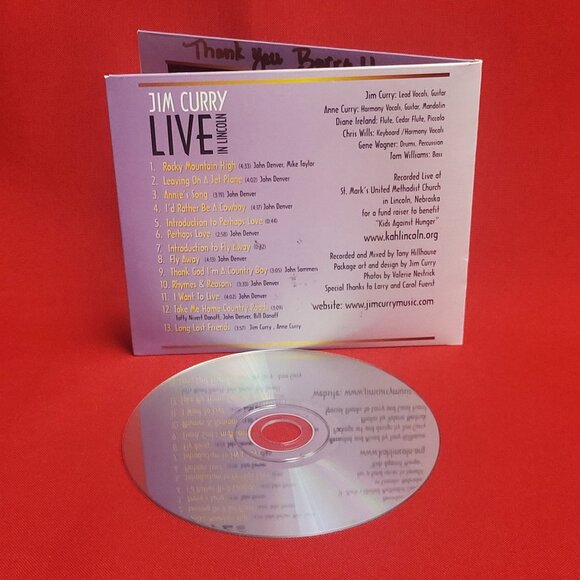 Jim Curry Live in Lincoln CD 2011 Signed - Picture 8 of 8